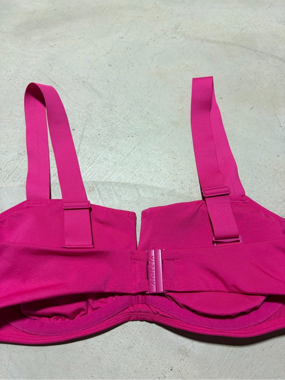 Athleta Hot Pink Women's Bikini Top 34B/c - Picture 4 of 7